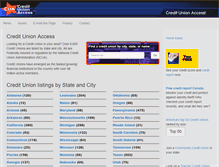 Tablet Screenshot of creditunionaccess.com